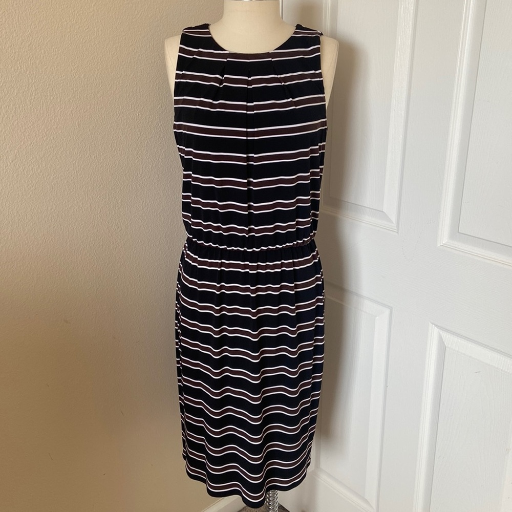 White House Black Market Striped Dress Size 8